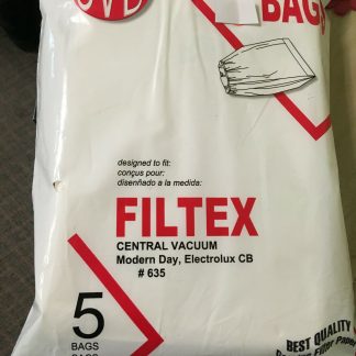 Filtex Central vacuum ,Modern Day ,Electrolux CB bags,5pk