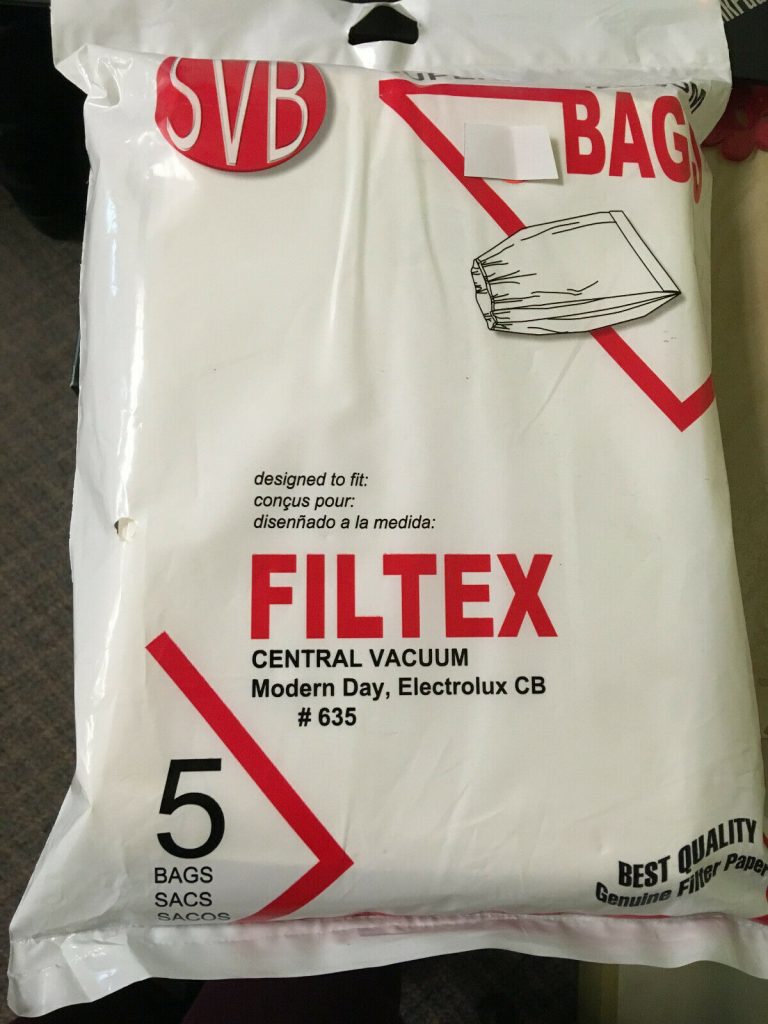 Filtex Central vacuum ,Modern Day ,Electrolux CB bags,5pk TCycle